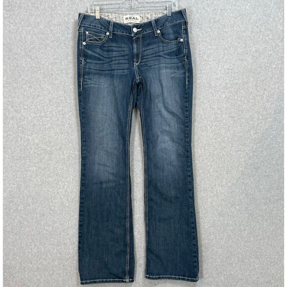 Ariat Arrow Mr. Boot Jeans Size 31L REAL Denim Bootcut Western Rodeo Ranch - Picture 1 of 16